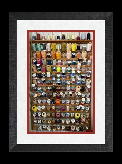 ’’Threads of the Seamstress’’ - Multicolor Thread Rack $700