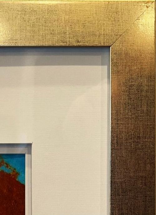 Gold Metallic - Double / Outer Mat Raised
