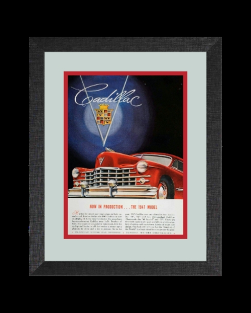 40s Cadillac Print Ad - $500